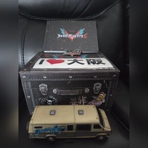 Devil May Cry 5 Collector's Box with RV Van,Art Book, Pin and Bumper Sticker